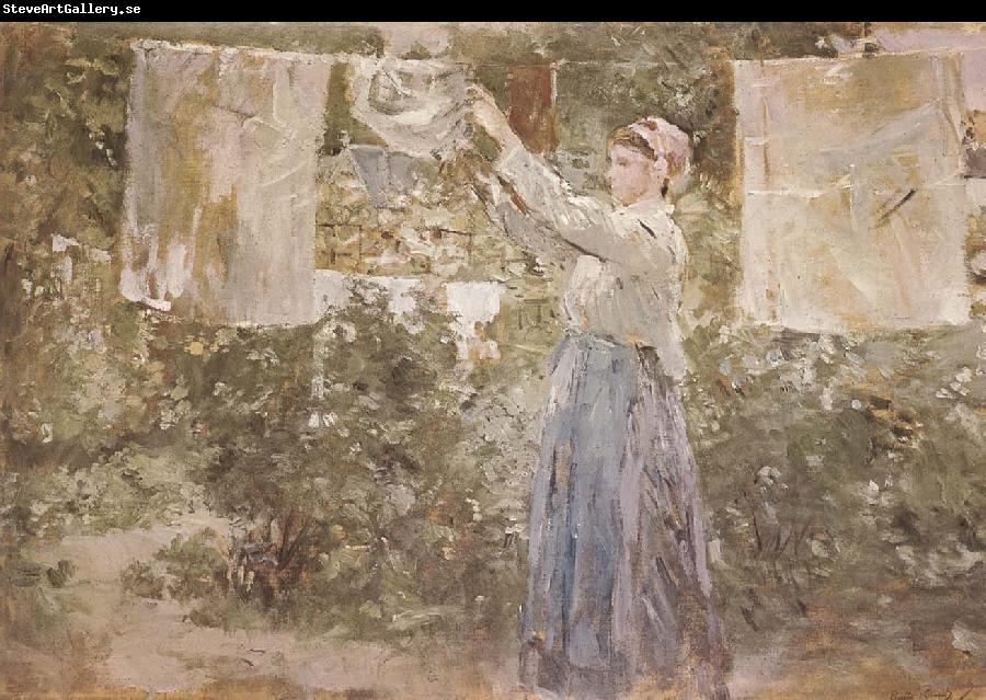 Berthe Morisot The woman Air dress